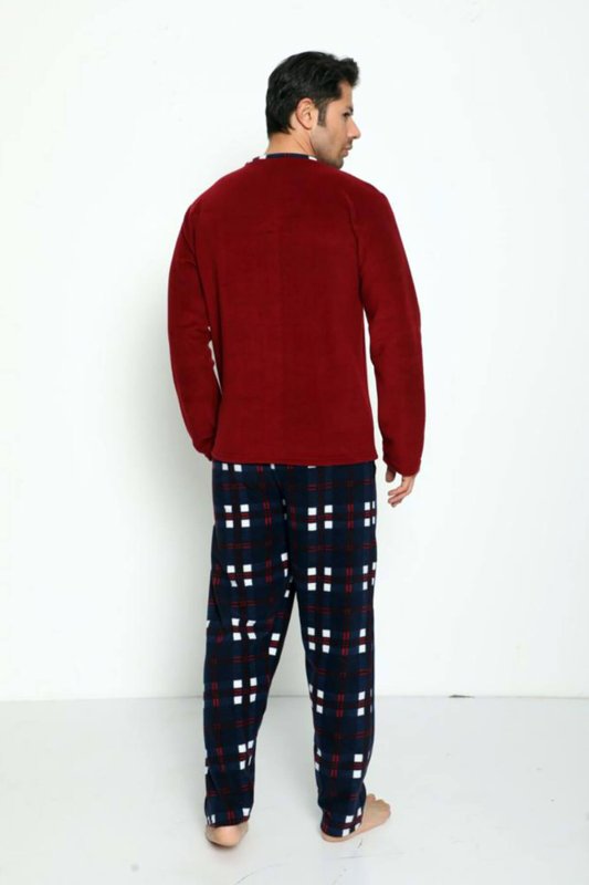 Bordo Department Baskılı Polar Erkek Pijama Takımı - Pijamaevi (3)