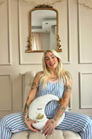 Brindle Dantelli Ip Askılı Örme Kadın Pijama Takımı - Thumbnail