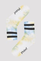 Kutulu 3 Çift - Batik Desenli - Kadın Soket Çorap - Kokulu Kaliteli - Thumbnail