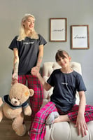 Lazy Days Kısa Kol Anne Kız Aile Pijaması - Çocuk Takımı - Thumbnail