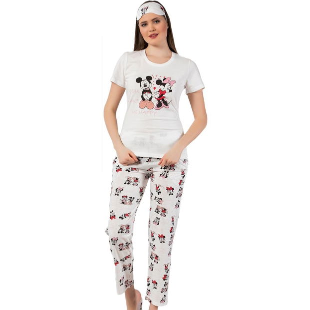 Çift Karakterli Sabahlıklı Pijama Takımı - 2