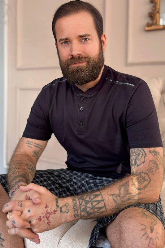 Gri Siyah Ekose Line Edge Detaylı Şortlu Kısa Kollu Erkek Pijama Takımı - Pijamaevi