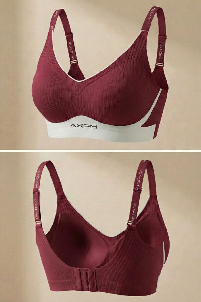 Kırmızı SilkAir AXFM Askılı Balensiz Sütyen – V-Neck, Lastik Bantlı, Konfor Destek - 6