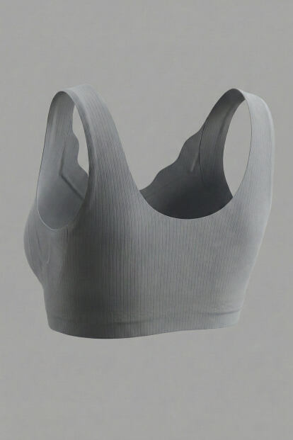 Mink Taupe SilkAir Lazer Kesim Balensiz Sütyen - Klasik Geniş Askı, İz Yapmayan - 6