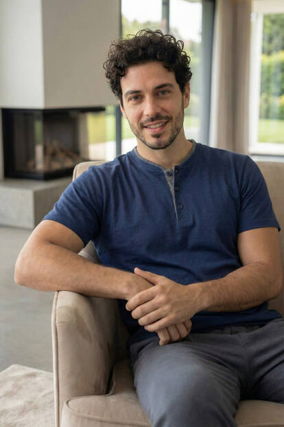 Signature Navy Kısa Kollu Pat Detaylı Elegant Erkek Pijama Takımı - 3