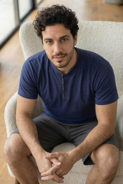 Signature Navy Şortlu Pat Detaylı Elegant Erkek Pijama Takımı - 3