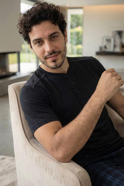 Siyah Ekose Cep Detaylı Şortlu Kısa Kollu Erkek Pijama Takımı - 5