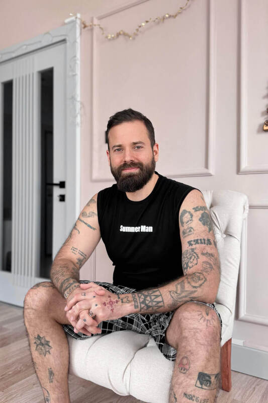 Siyah Superman Baskılı Sıfır Kol Şortlu Erkek Pijama Takımı - Pijamaevi (1)