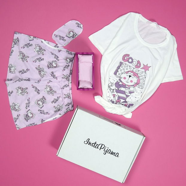 Tavşan Desenli Şortlu Bayan Pijama Takımı - 2