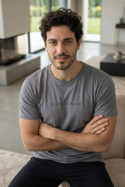 Urban Slate Black Baskılı Kısa Kollu Cotton Erkek Pijama Takımı - 6